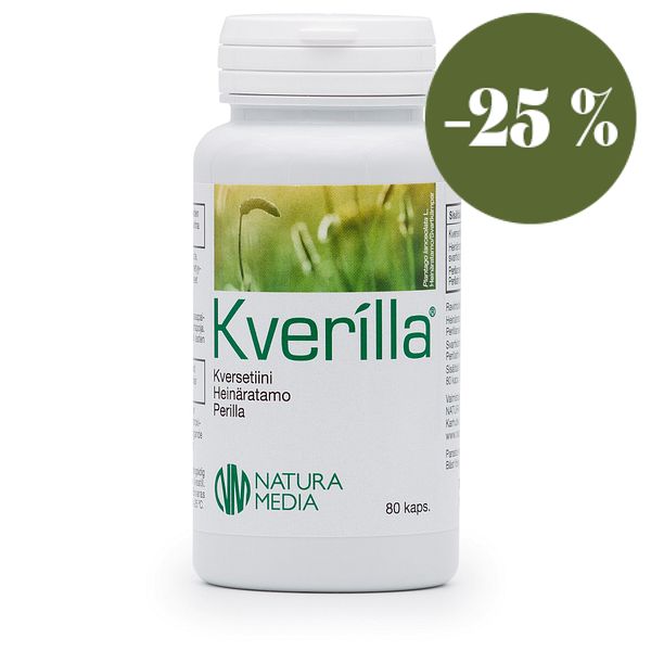 Kverilla - kversetiini, perillansiemenuute, Plantagouute 56 g