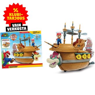 Leikkisetti Super Mario Bowserin laiva