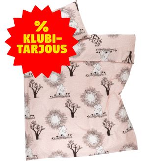 Pussilakanasetti Moomin 150 x 210 cm Rakkaus