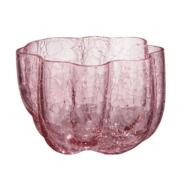 Crackle votive, 58 mm, pink