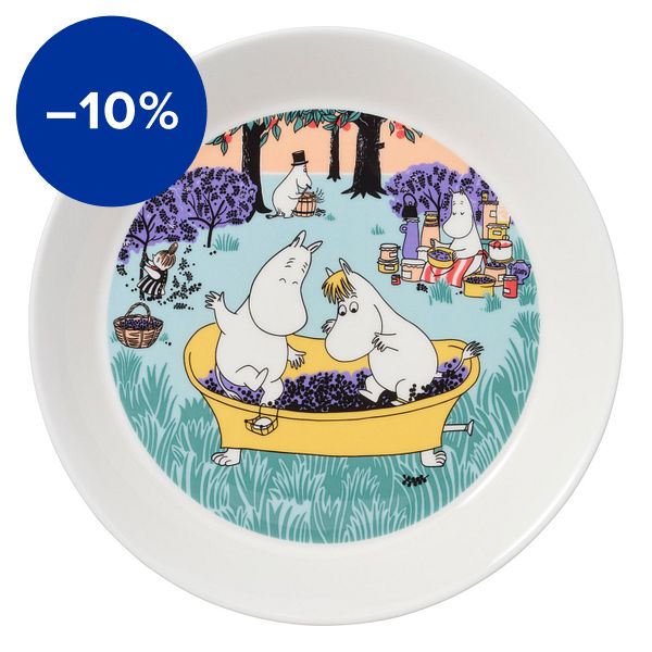 Moomin plate, Berry Season