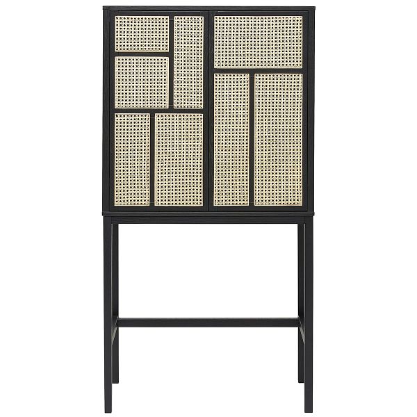 Air cabinet, black - cane