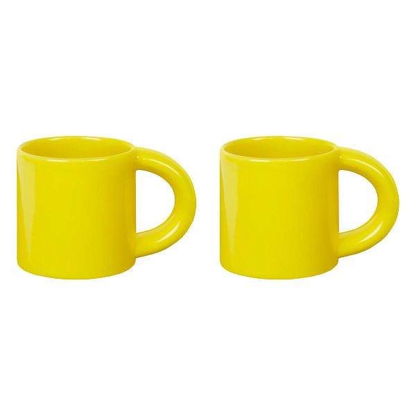 Bronto mug, 2 pcs, yellow
