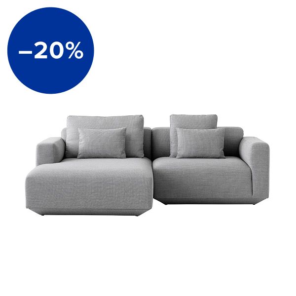 Develius C modular sofa with cushions, Fiord 151