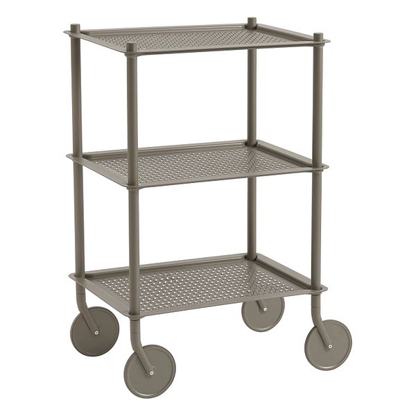 Flow trolley, 3-layer, taupe