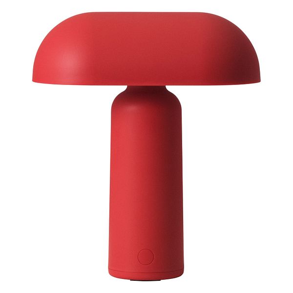 Porta portable table lamp, red