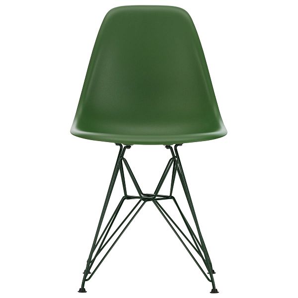 Eames DSR chair, forest - dark green