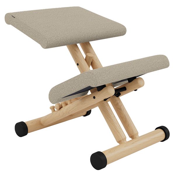 Multi kneeling chair, natural beech - Hallingdal 65 220