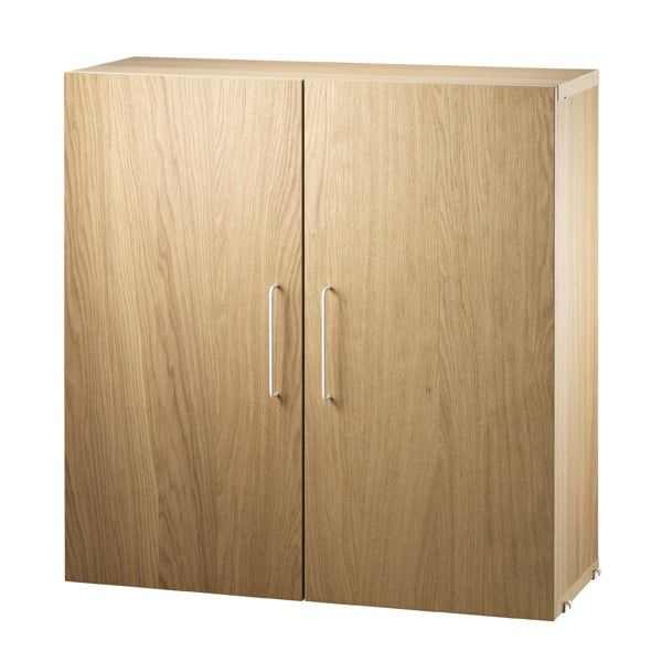 String Works, filing cabinet, oak