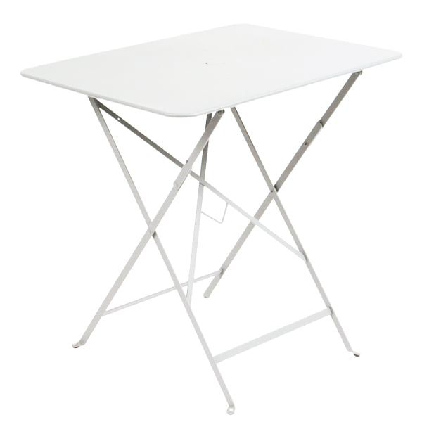 Bistro table, 77 x 57 cm, cotton white