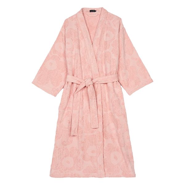 Pieni Unikko bathrobe, powder - pink