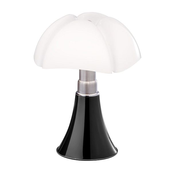 Minipipistrello table lamp, cordless, dark brown