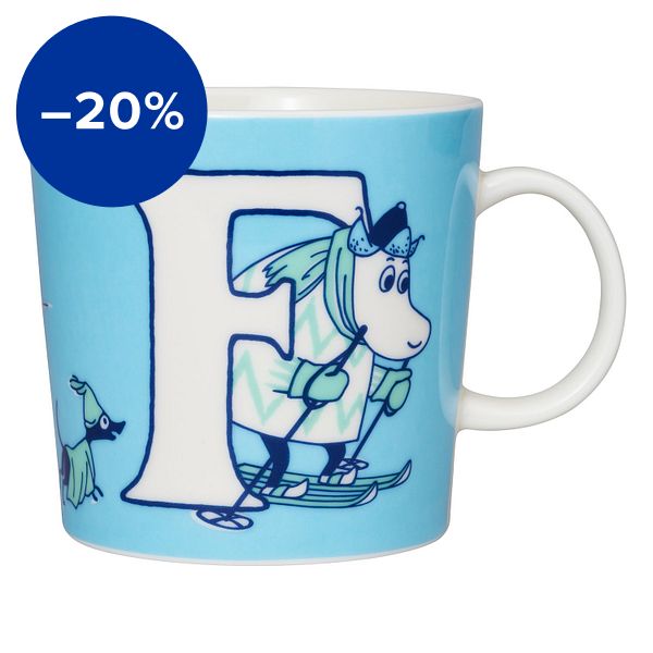 Moomin mug 0,4 L, ABC, F