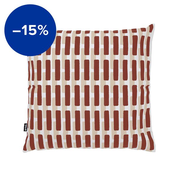 Siena cushion cover, 40 x 40 cm, brick - sand