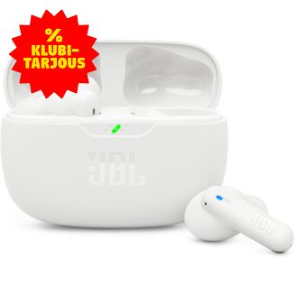 Vastamelukuulokkeet JBL Vibe Beam2 TWS, valkoinen