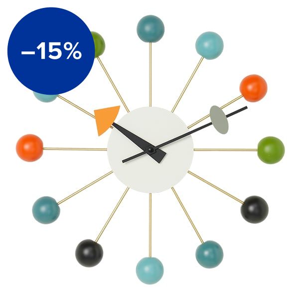 Ball Clock, multicolour