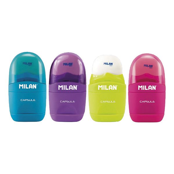 Pyyhemuovi ja teroitin Milan Capsule, 4 perusvärin lajitelma
