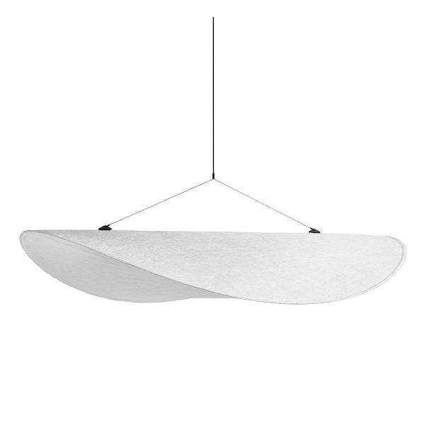 Tense pendant, 120 cm, white