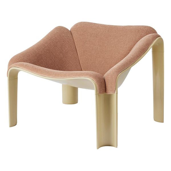 F300 lounge chair, pastel green - Belsuede Special 132