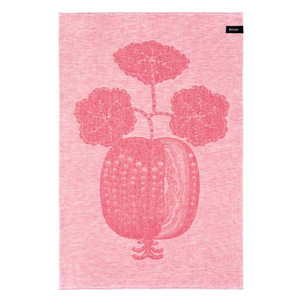 Taika Sato tea towel, pink
