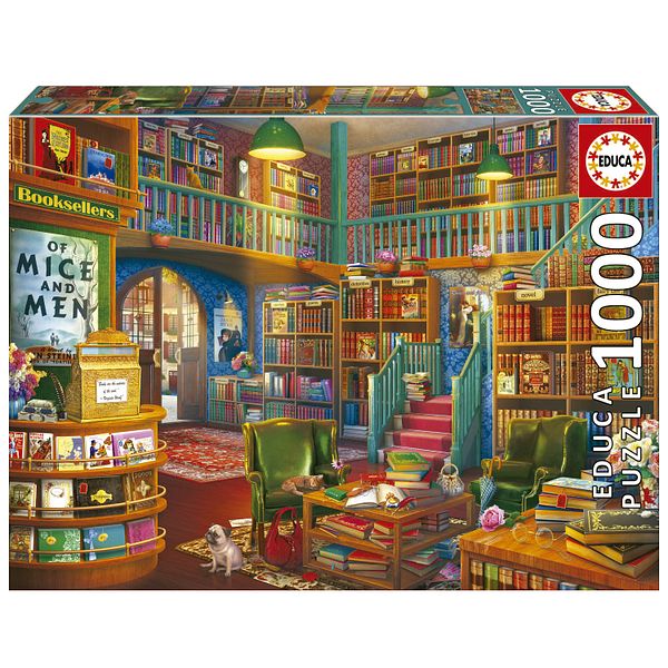Palapeli 1000 palaa Wonderful Bookshop