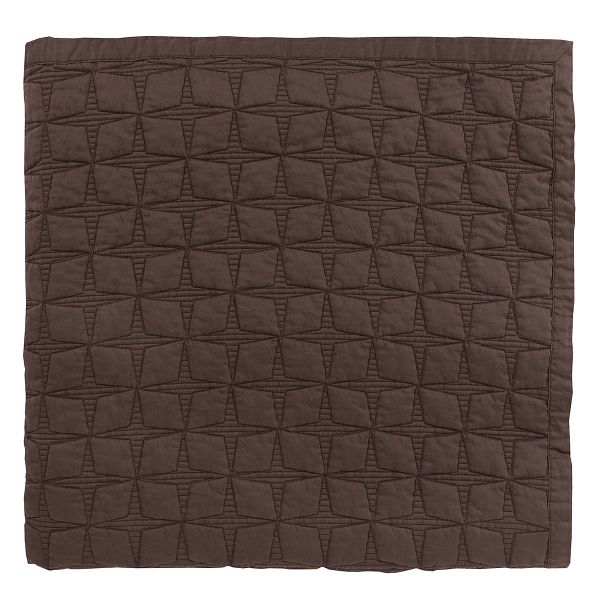 Tuike bed cover, 160 x 260 cm, choco