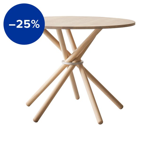 Hector dining table, 105 cm, light oak