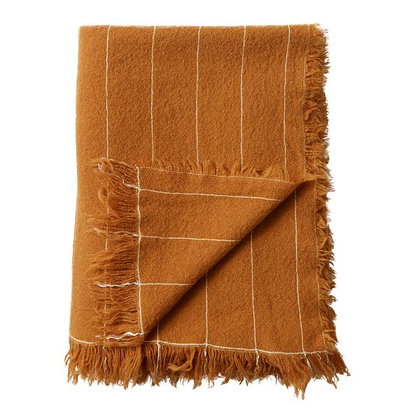 Battus throw, ochre