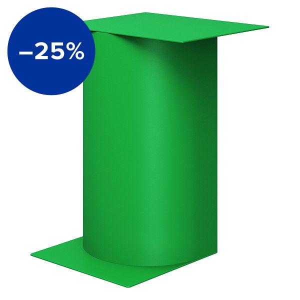 Glyph Gamma side table, pure green