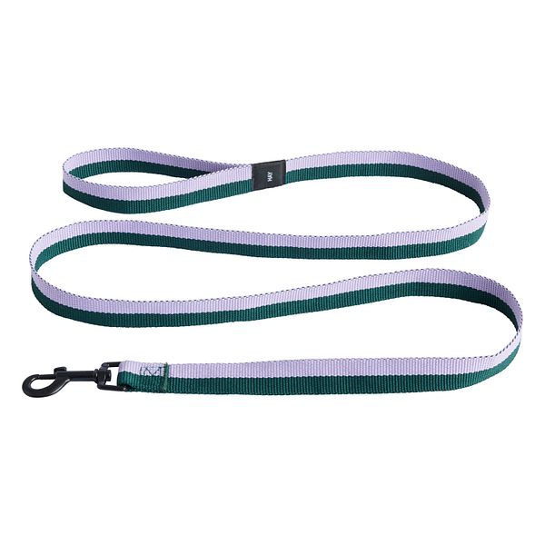 HAY dogs leash, flat, M-L, lavender - green