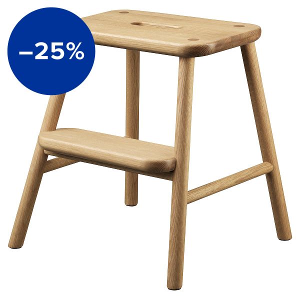 J180 Sønderup step ladder, oak