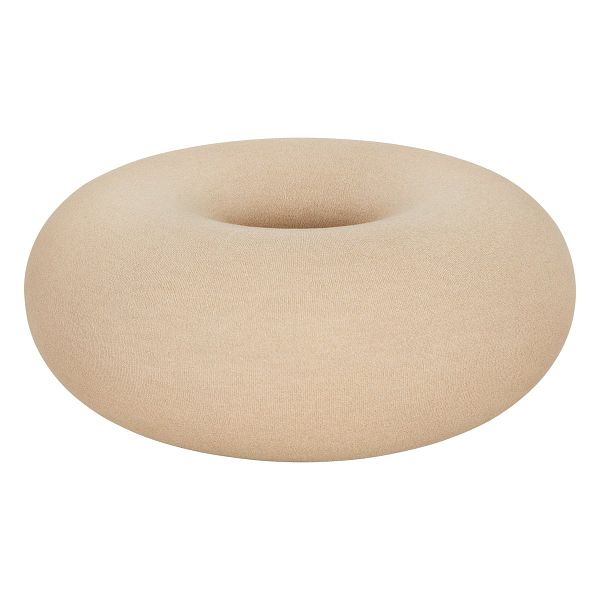 Boa pouf, oatmeal