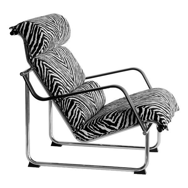 Remmi lounge chair, chrome - Artek Zebra