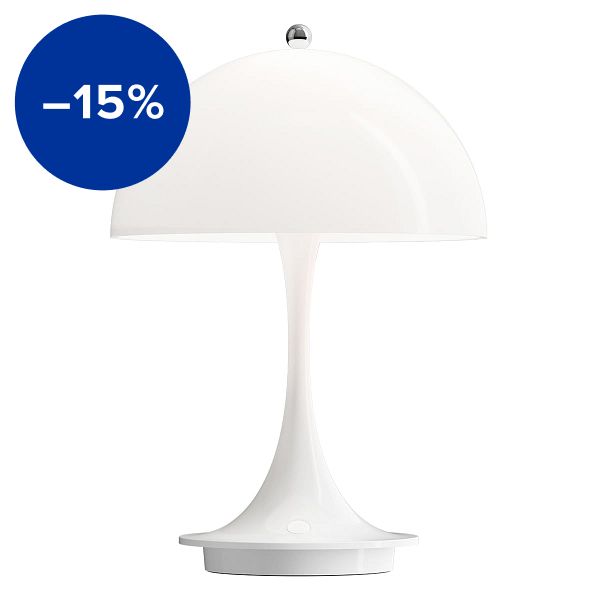 Panthella 160 Portable V2 table lamp, opal