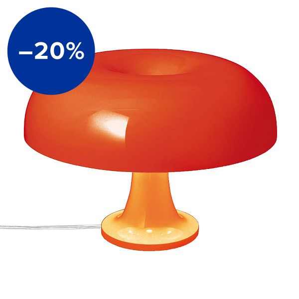 Nessino table lamp, orange