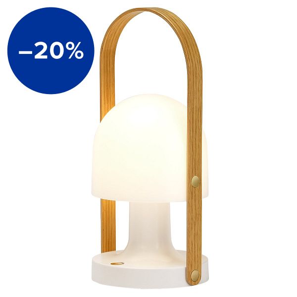 FollowMe Plus lamp, white - oak