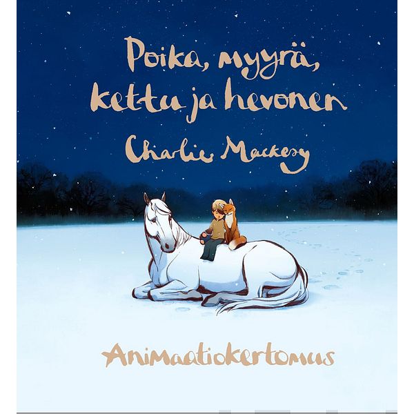 Poika, myyrä, kettu ja hevonen