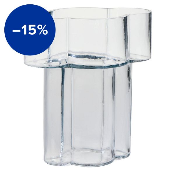 Fab vase, transparent