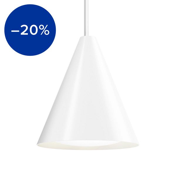 Keglen 250 pendant, white