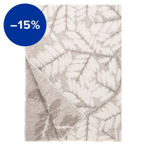 Verso blanket, beige - white