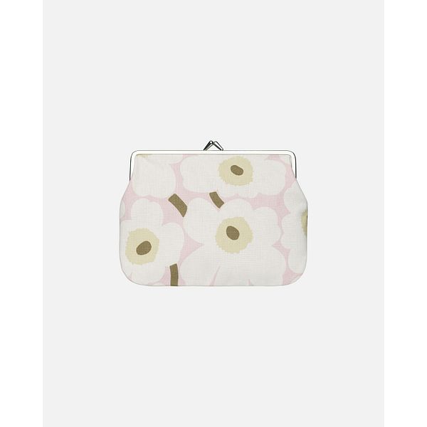 Puolikas kukkaro Marimekko Mini Unikko, vaaleanpunainen, luonnonvalkoinen, hiekka