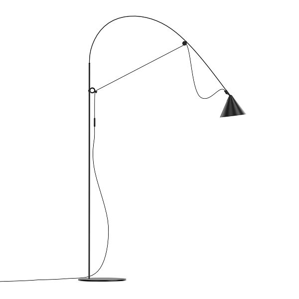 AYNO L floor lamp, 3000K, black