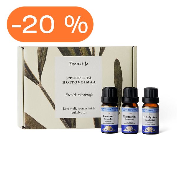 Eteeristä hoitovoimaa, 3 x 10 ml