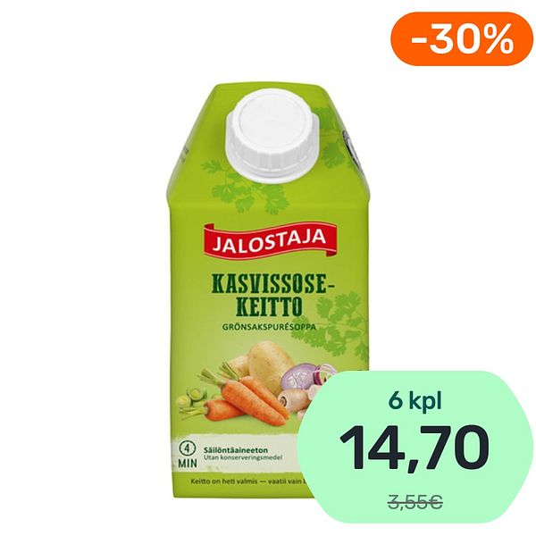Jalostaja kasvissosekeitto 500g