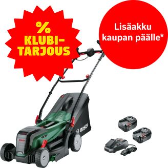 Akkuruohonleikkuri UniversalRotak 2x18V