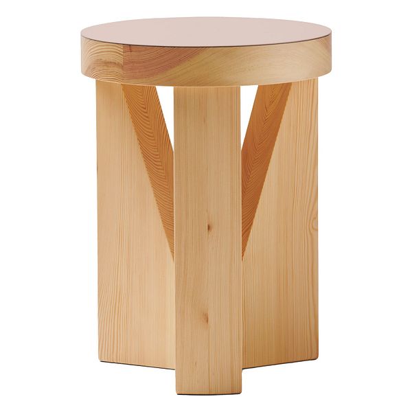 MC20 Cugino Soft stool, pine - powder linoleum
