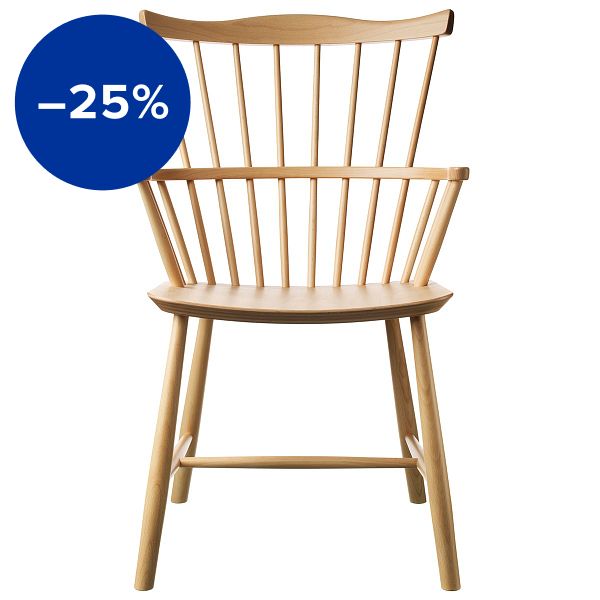 J52B chair, lacquered beech