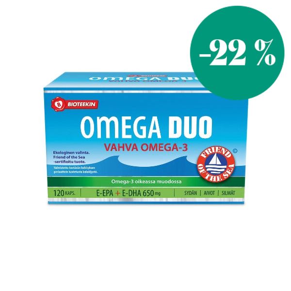 Omega duo, 650 mg, 170 g