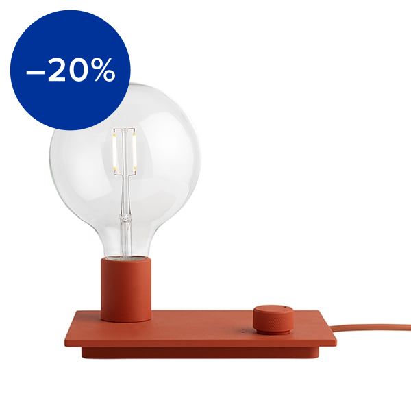 Control table lamp, red