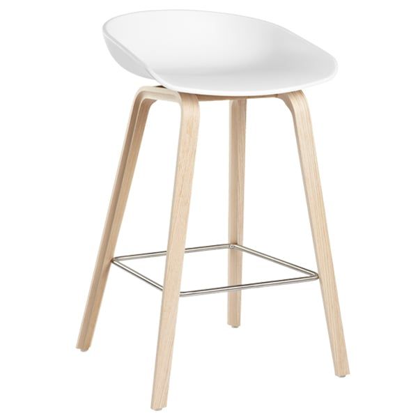 About A Stool AAS32, soaped oak - white